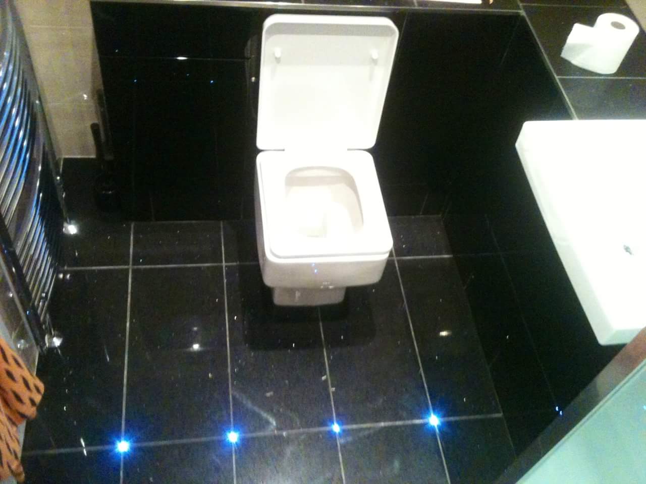 Bathroom Quarz Floor Tiles, West Horsley, Surrey, UK-image