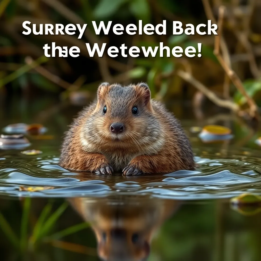 Surrey Welcomes Back the Water Vole!