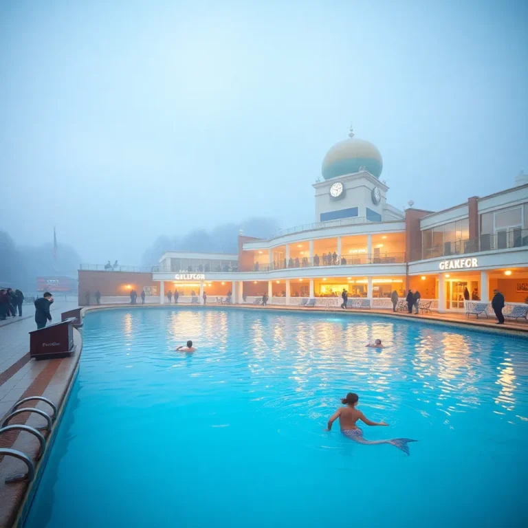 Guildford Lido Celebrates Winter with Free Breakfast & Mermaids