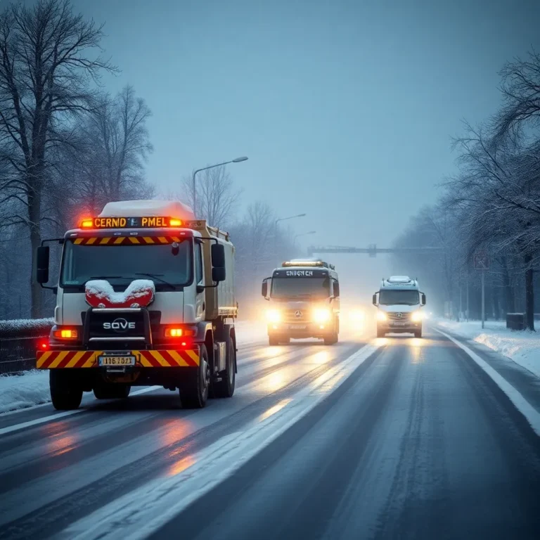 Winter Road Prep: Gritter Fleet Ensures Safe Journeys