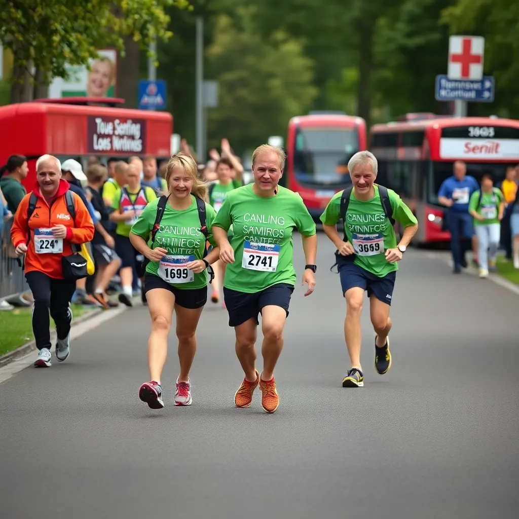Charity Walkers Conquer 25-Mile Three-Legged Challenge