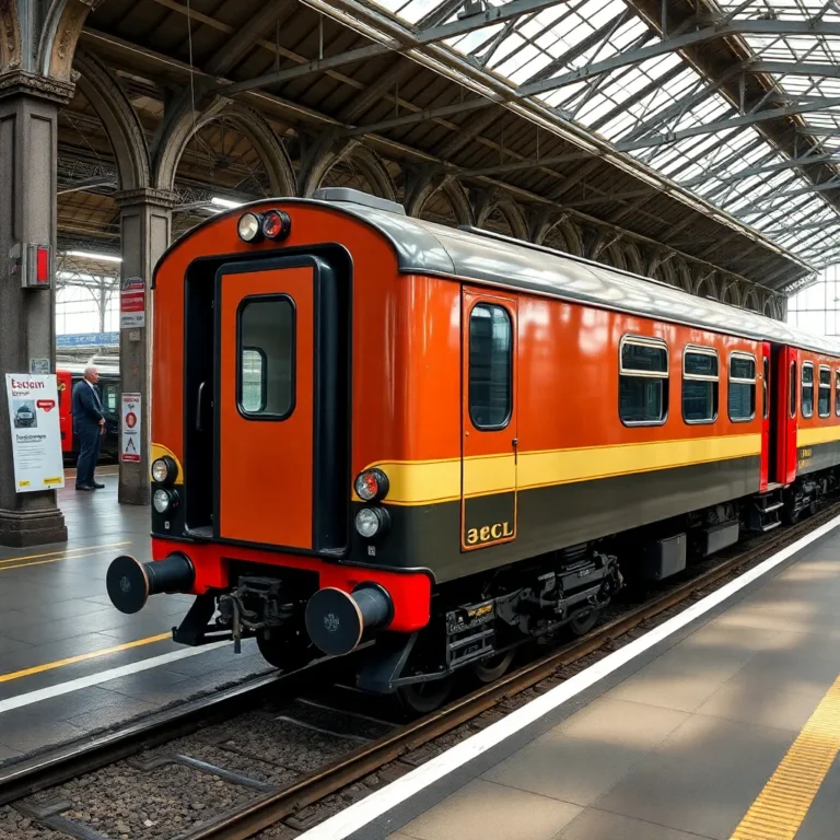 Exhibit Train "Inspiration" Tours UK for Rail Bicentennial