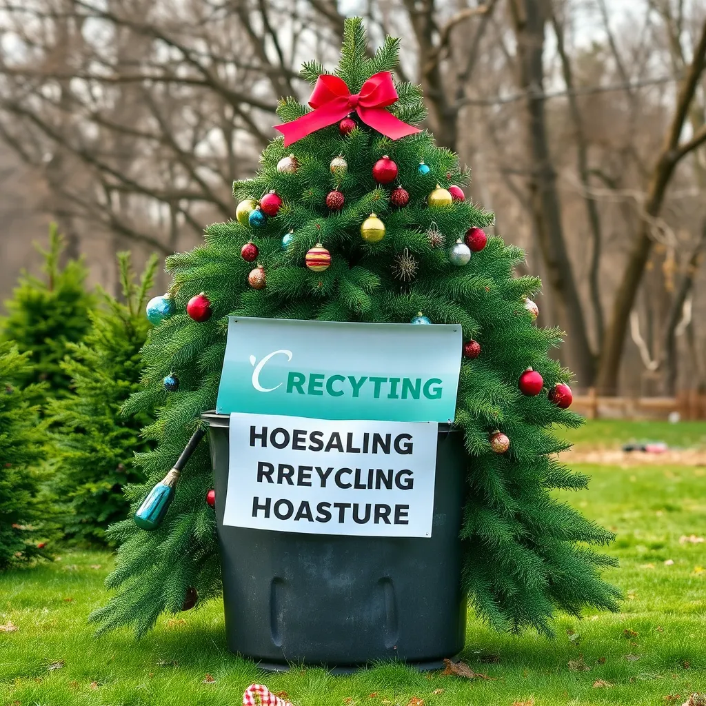 Charitable Christmas Tree Recycling for Hospice Care