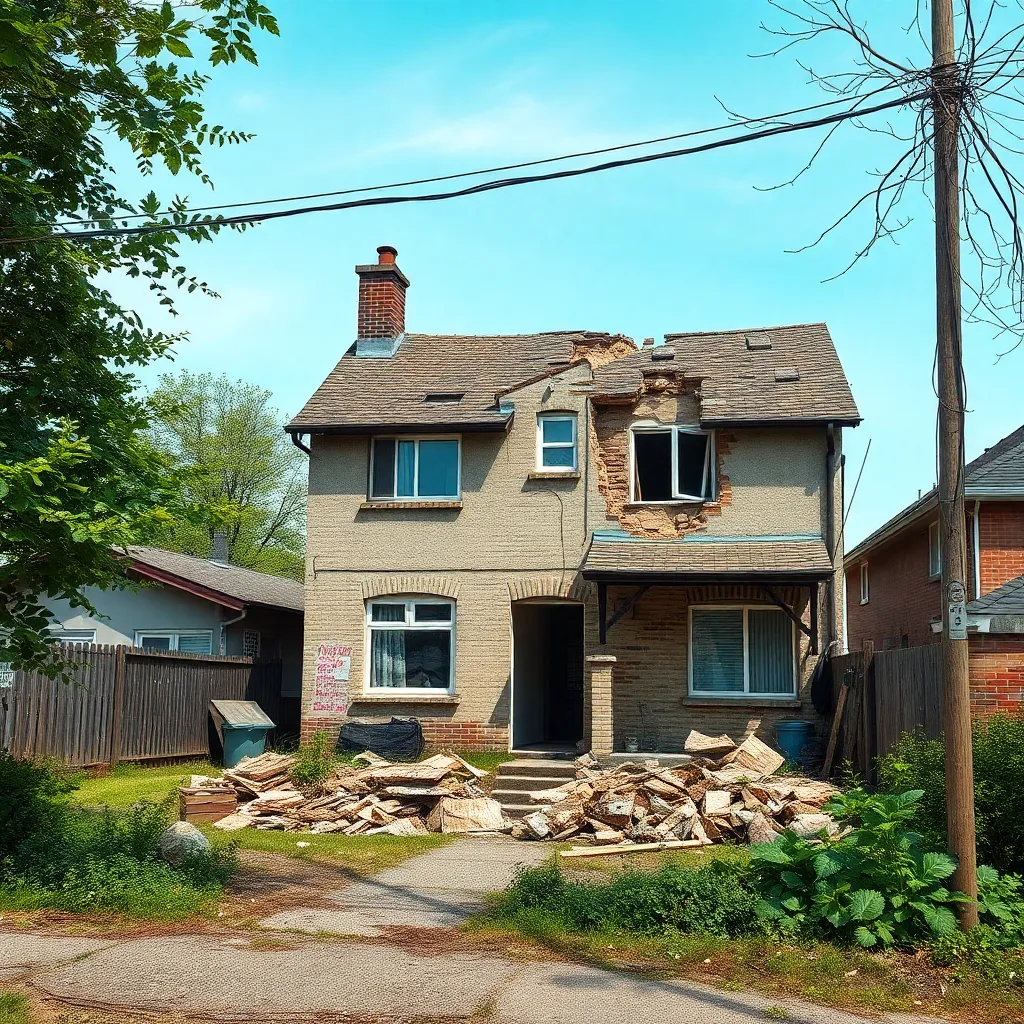 Elderly Widow's Home Exposed by Neighbouring Demolition Error