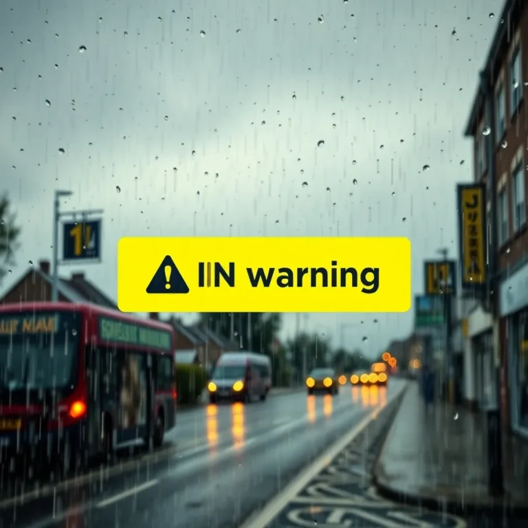 Heavy Rain Alert: Surrey Under Met Office Yellow Warning