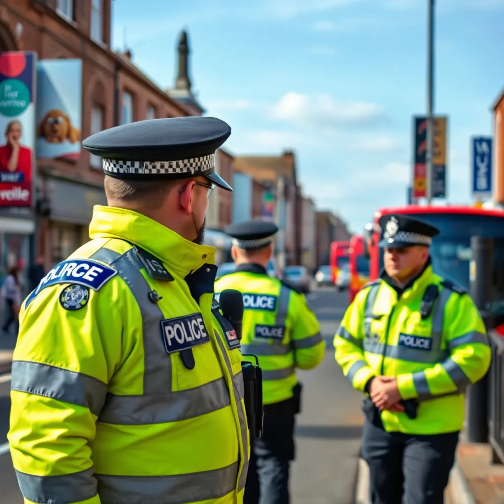 Guildford Police Maintain Visible Presence Amid Assault Probe