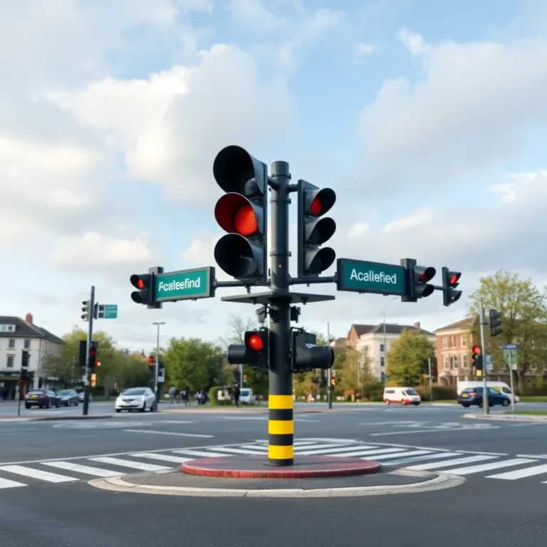 Guildford's Major Gyratory System Replaced by Signalised Crossroads