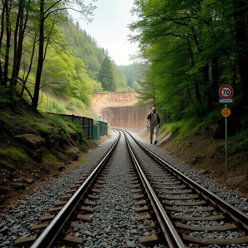 Ockley Landslip: Engineers Prioritize Wildlife in Track Rebuild