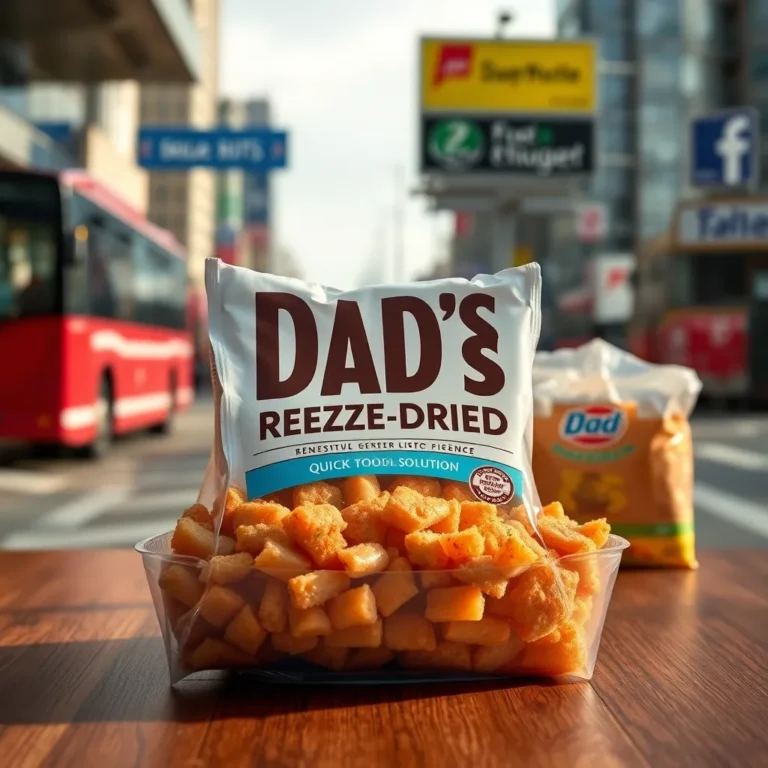 Dad's Freeze-Dried Meals: Quick Toddler Food Solution