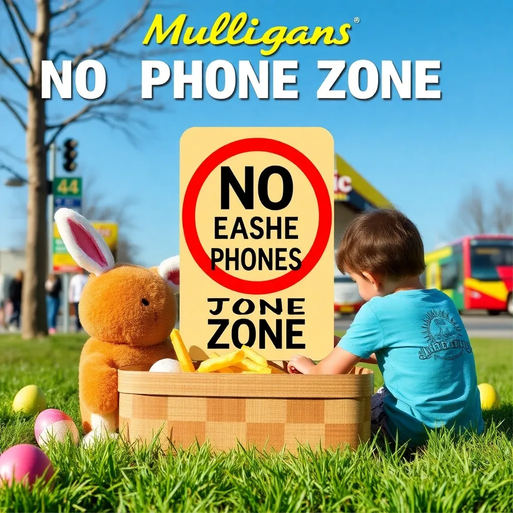 Mulligans' Easter 'No Phone Zone': Family Focus & Free Kids Meals