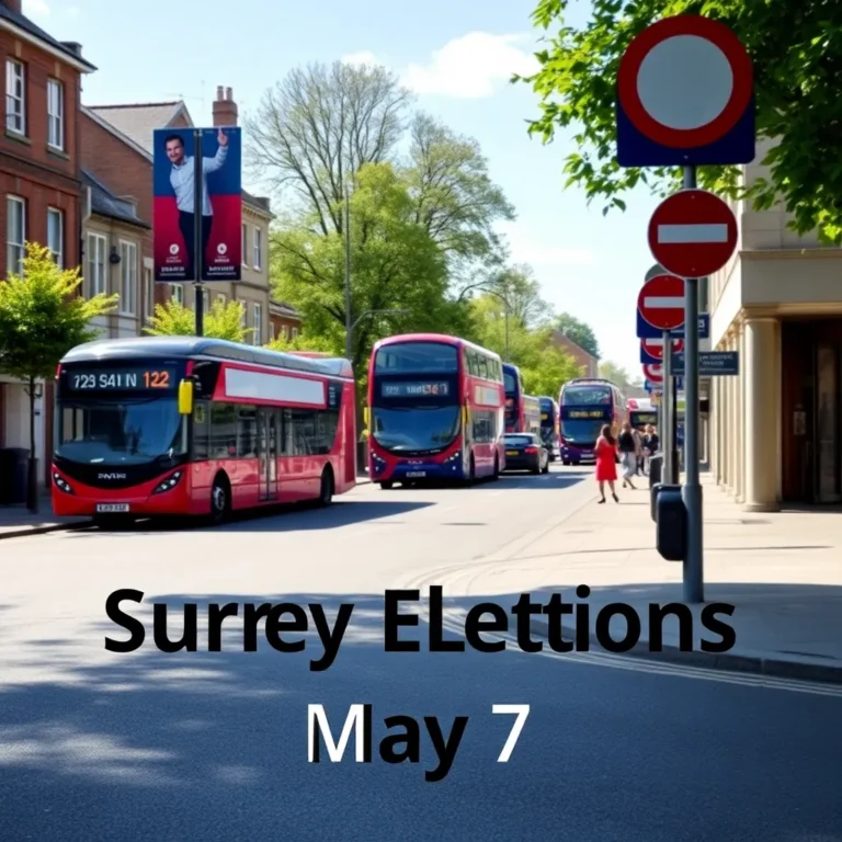 Surrey Council Elections Set for May 7