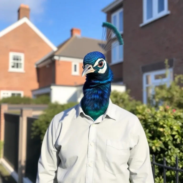 GUILDFORD NEIGHBORHOOD EMBRACES NEW RESIDENT: PETE THE PEACOCK