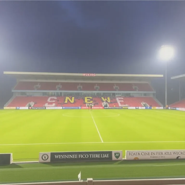 WOKING FC REDUCES CAPACITY TO ENHANCE SAFETY FOR FANS