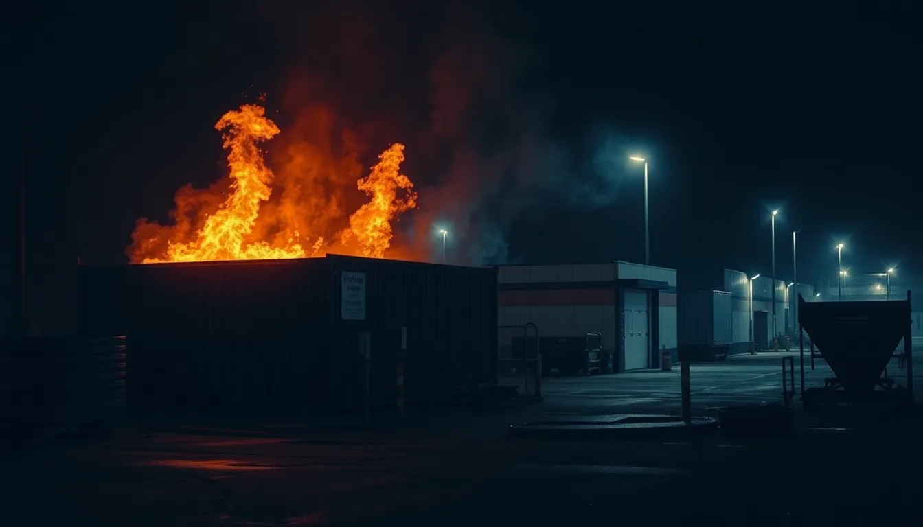 BATTERY FIRE AT GUILDFORD WASTE CENTRE SPARKS SAFETY ALERTS