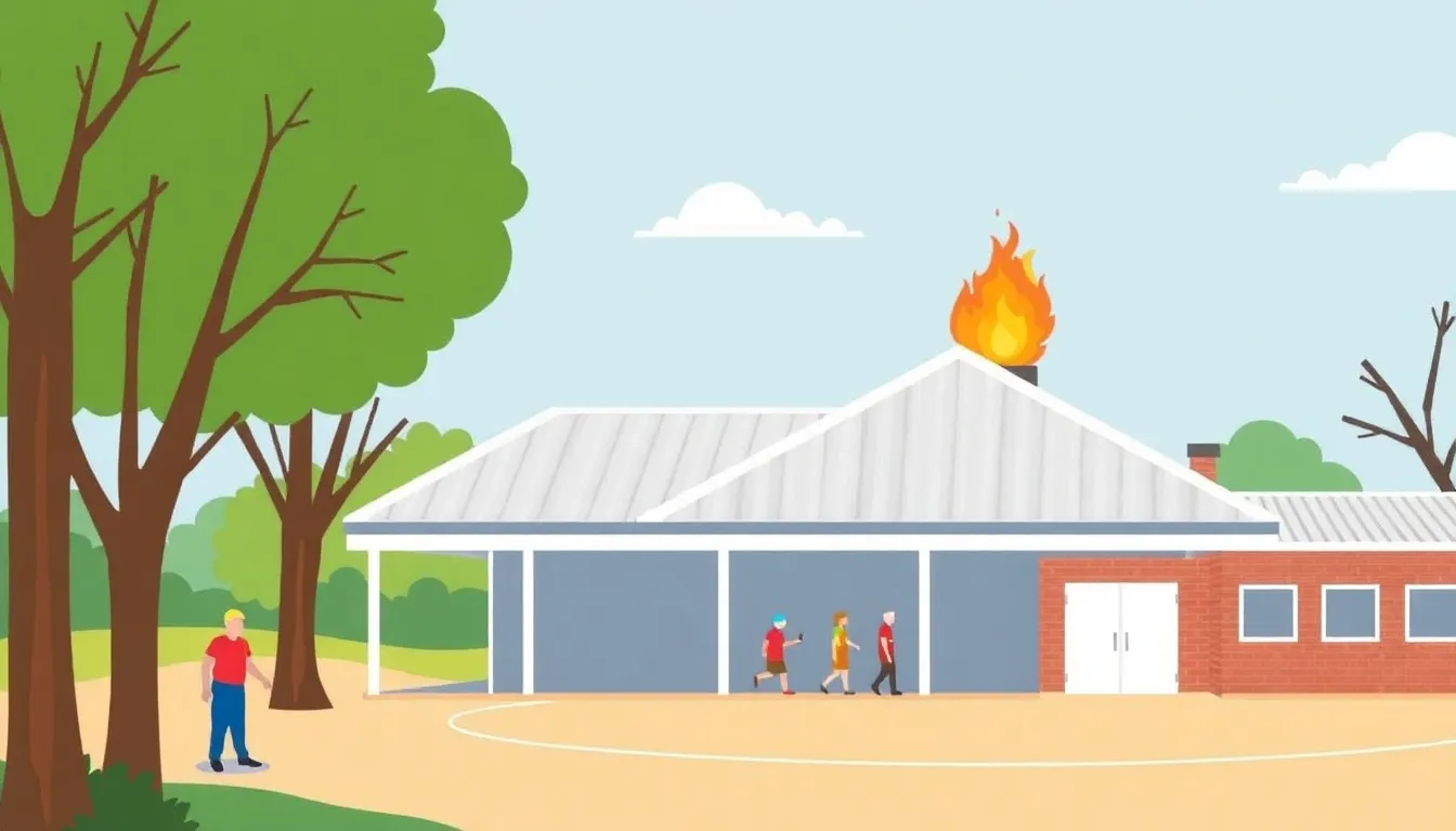 COMMUNITY SAFETY ALERT AFTER SURREY SPORTS PAVILION FIRE