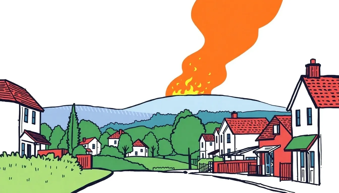 DORKING ON HIGH ALERT AS HEATWAVE SPARKS SURREY WILDFIRE FEARS