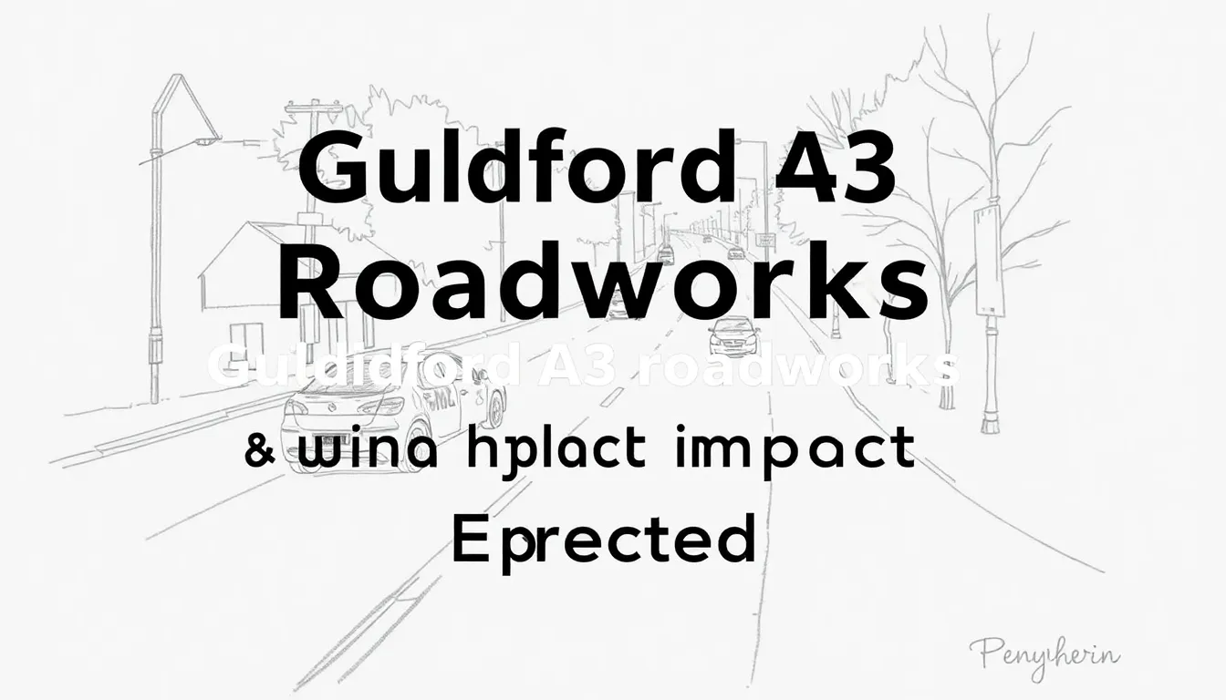GUILDFORD A3 ROADWORKS: MONTHS OF DELAYS & LOCAL IMPACT EXPECTED
