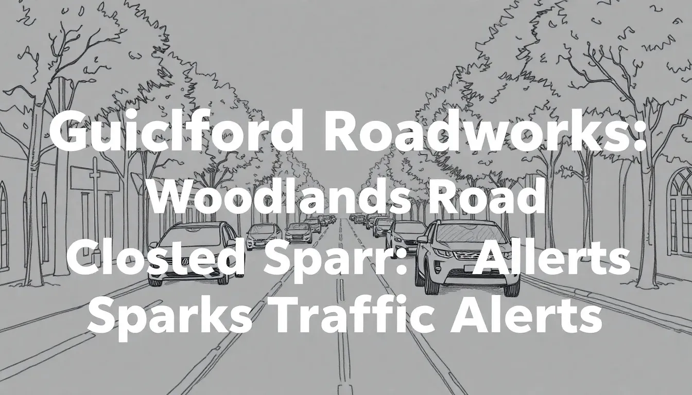 GUILDFORD ROADWORKS: WOODLANDS ROAD CLOSURE SPARKS TRAFFIC ALERTS
