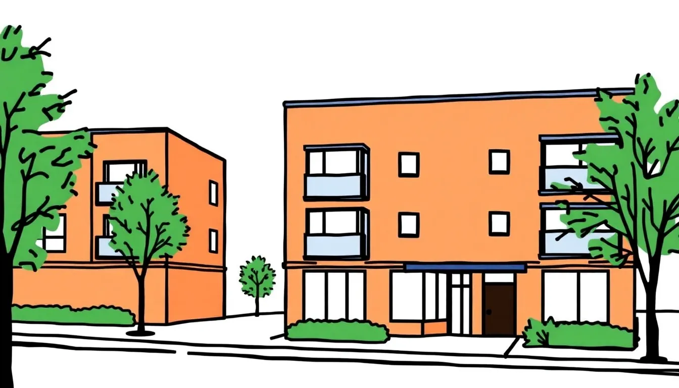 NEW FLATS PLANNED TO REPLACE RUN-DOWN WOKING VET BUILDING