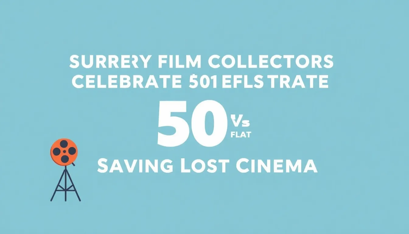 SURREY FILM COLLECTORS CELEBRATE 50 YEARS OF SAVING LOST CINEMA