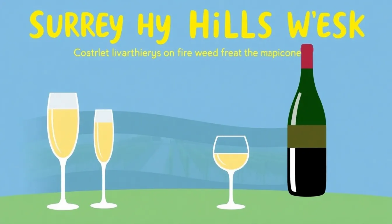 SURREY HILLS WINE WEEK: LOCAL VINEYARDS SET TO RIVAL CHAMPAGNE