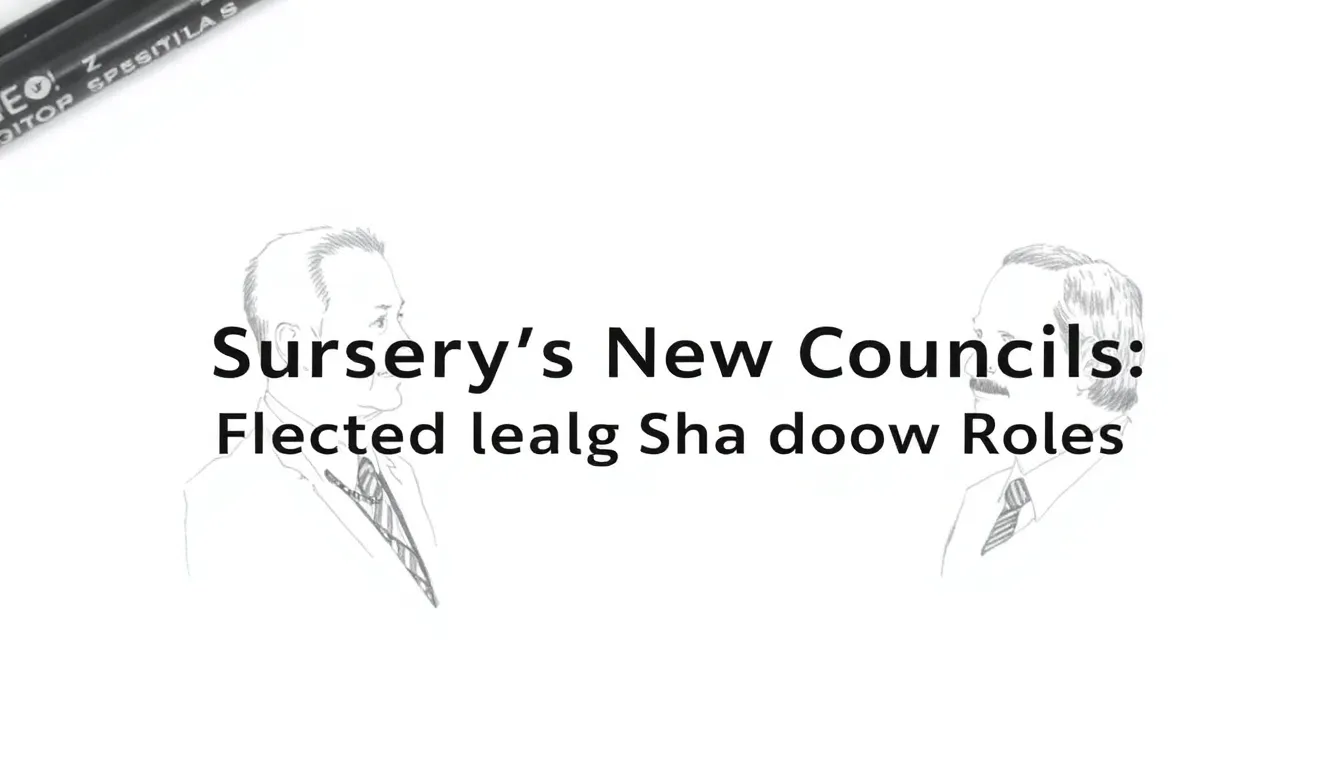 SURREY'S NEW COUNCILS: ELECTED LEADERS BEGIN SHADOW ROLES