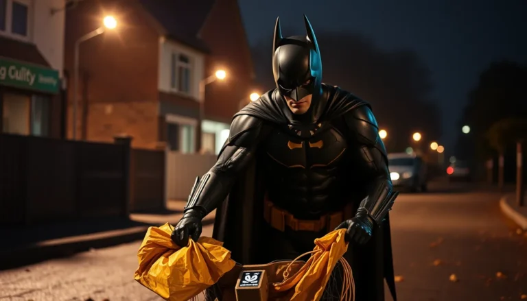 GUILDFORD MAN TRANSFORMS COMMUNITY THROUGH BATMAN-THEMED CLEANUP