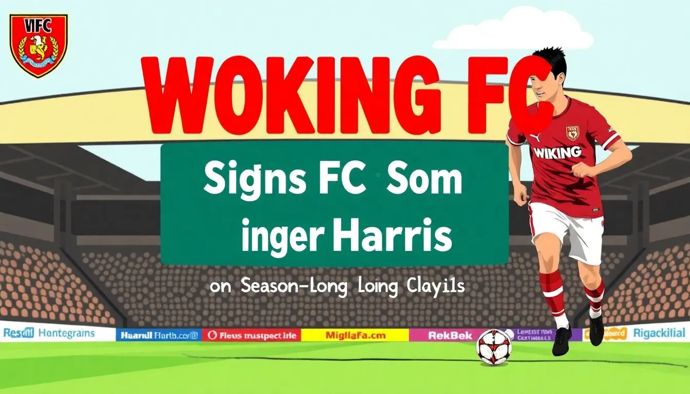 WOKING FC SIGNS YOUNG WINGER HARRIS ON SEASON-LONG LOAN