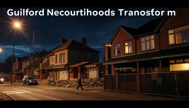 GUILDFORD NEIGHBOURHOODS TRANSFORM: DEMOLITION PAVES WAY FOR RENEWAL